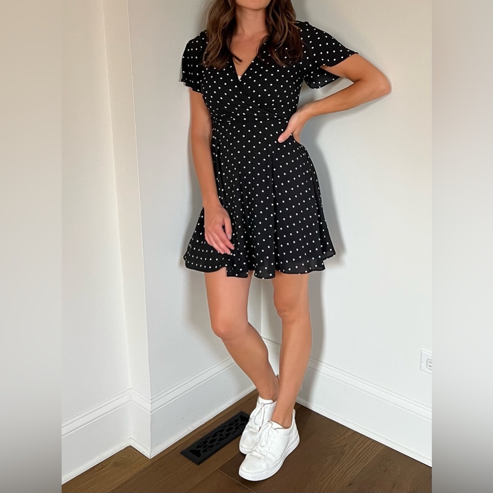 Black & White Polka Dot Dress